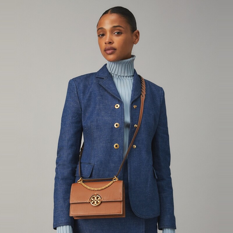 TORY BURCH [มารยาทส่งท้ายฤดูกาล] MILLER Mini Portable Messenger Shoulder Bag 80532 ราคา 5,881 บาท*ส่งฟรี
