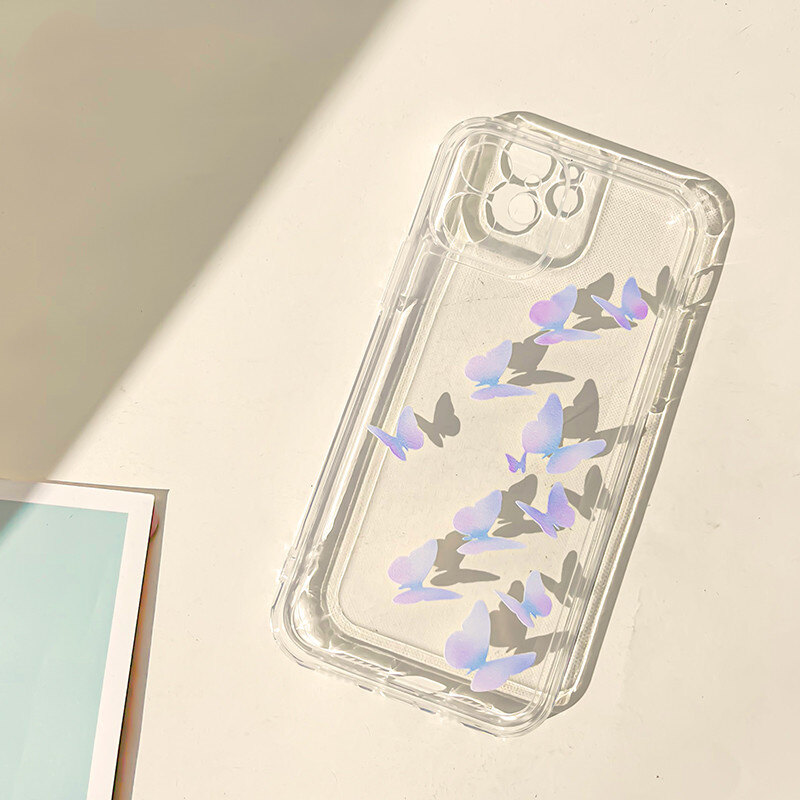 Acquista Custodia Morbida In Silicone Con Stella A Cinque Punte Glitter Bling Trasparente Per Iphone 13 12 11 14 Pro X Xs Max Xr 7 8 Plus Se Cover Posteriore In Italia A Partire Da 8 - Foto 4