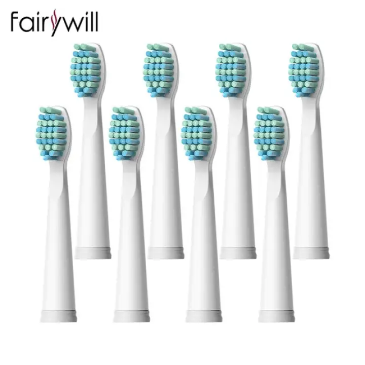 Fairywill Electric Toothbrushes Replacement Heads Electric Toothbrush 8 Heads Sets For Fw 507 Fw 508 Fw 917 Head Toothbrush Lazada Singapore