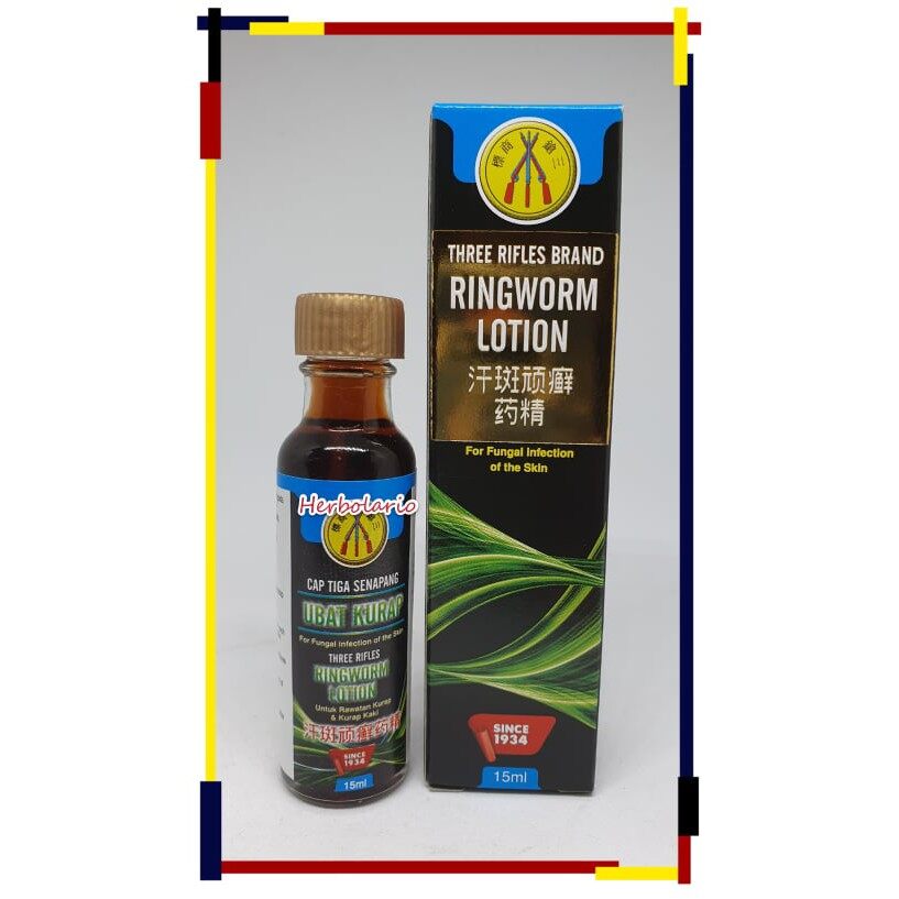 Ready Stock ä¸æªæ æ±çé¡½ç£è¯ç²¾ Ubat Kurap Cap Tiga Senapang 15ml Exp Feb 2025 Lazada