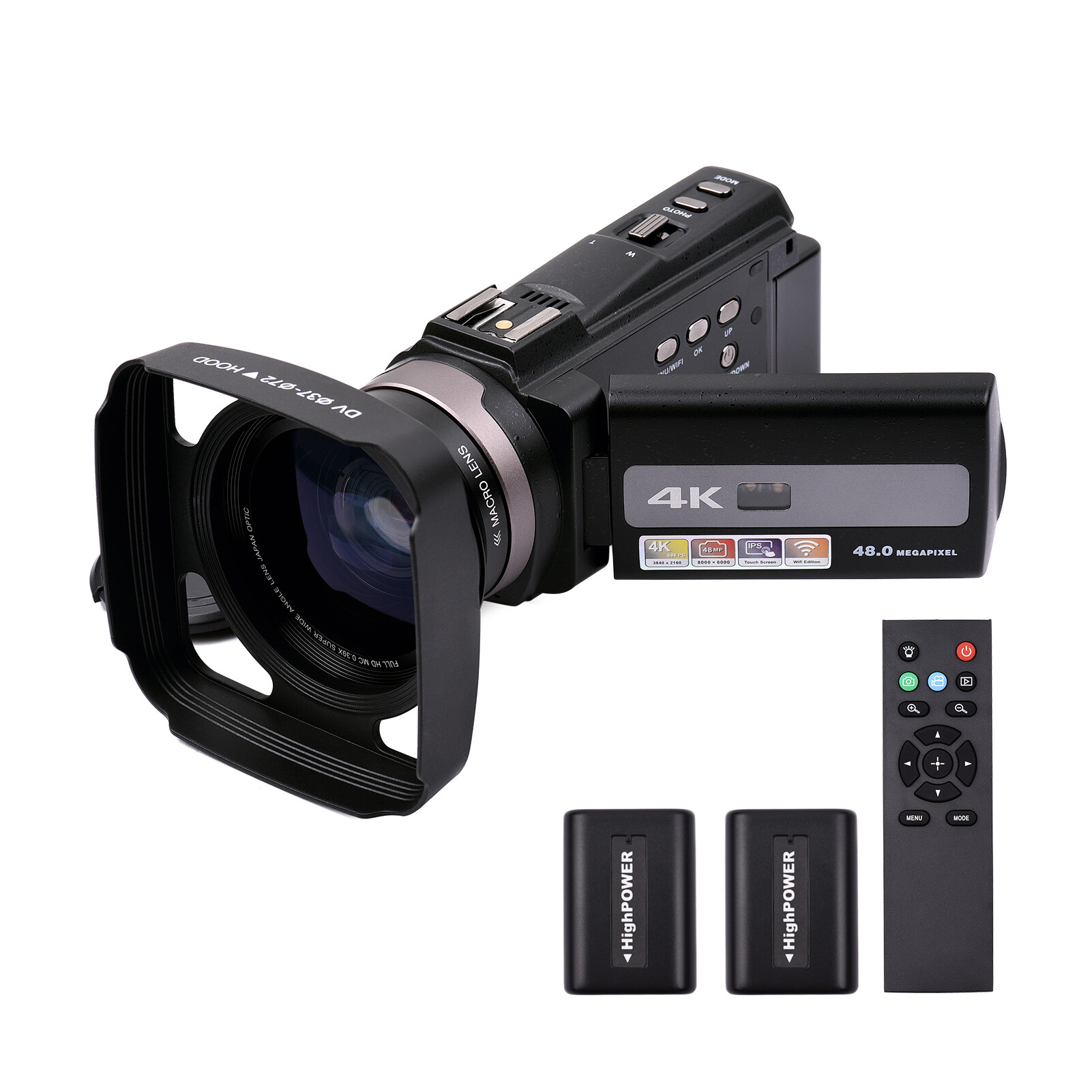 Andoer Hdv Andoer 4k Digital Video Camera Camcorder Filmadora