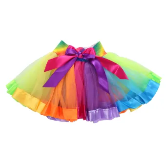 baby girl rainbow tutu