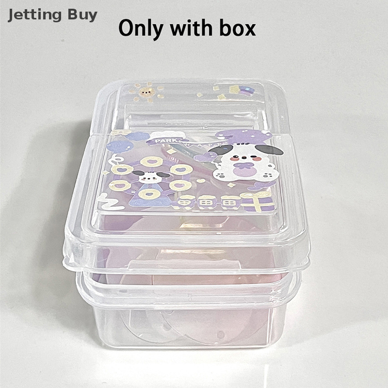 [Jettingbuy] Hộp đựng nhựa trong suốt hộp đựng đồ trang sức nhỏ gọn cửa hàng Hộp đựng có nắp phụ kiện hoàn thiện trang sức