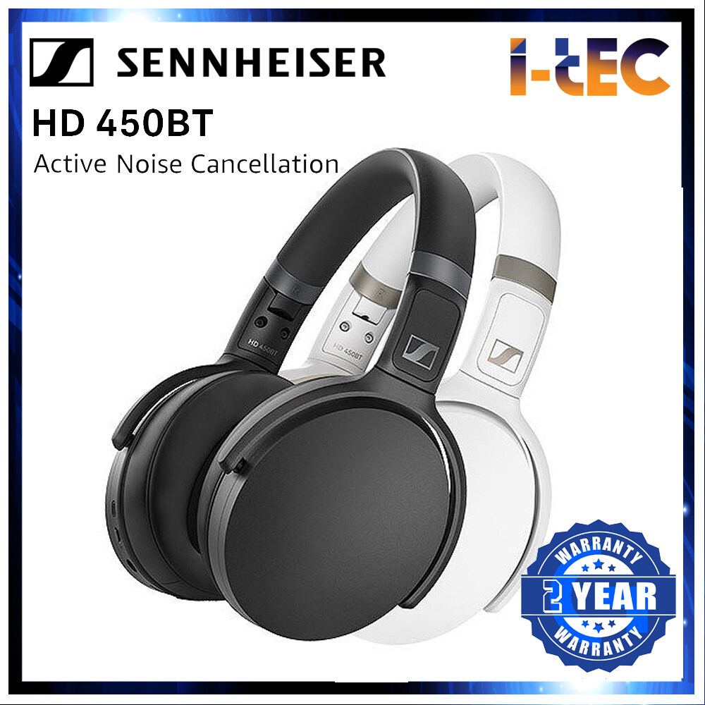 Sennheiser hd 450bt discount active noise cancelling headphones