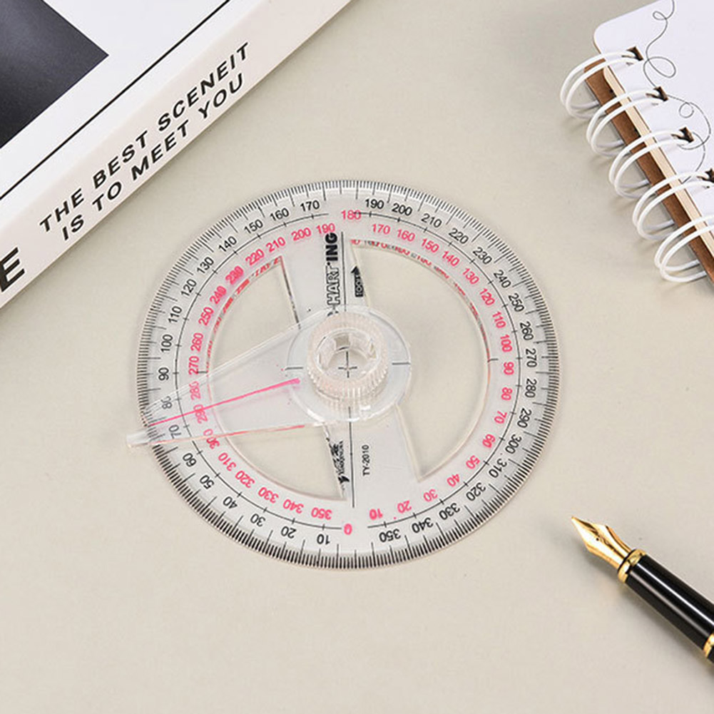 THƯỚC ĐO Con Trỏ 360 Độ 10Cm Tròn Thước Đo Góc Tìm, Ngẫu Nhiên