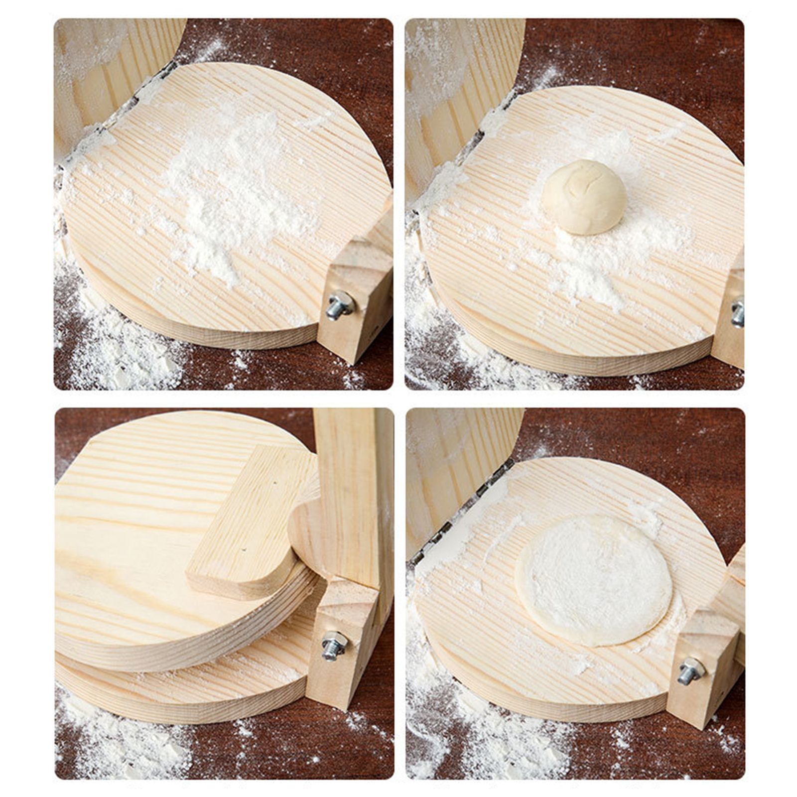 Blesiya Ravioli Dough Presser Making Mold Pie Corn Manual for Home Kitchen Gadget