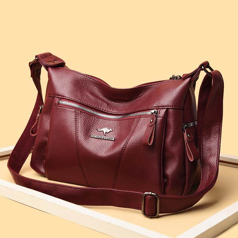 High Quality Leather Shoulder Bag Large Capacity Women's Handbags Big