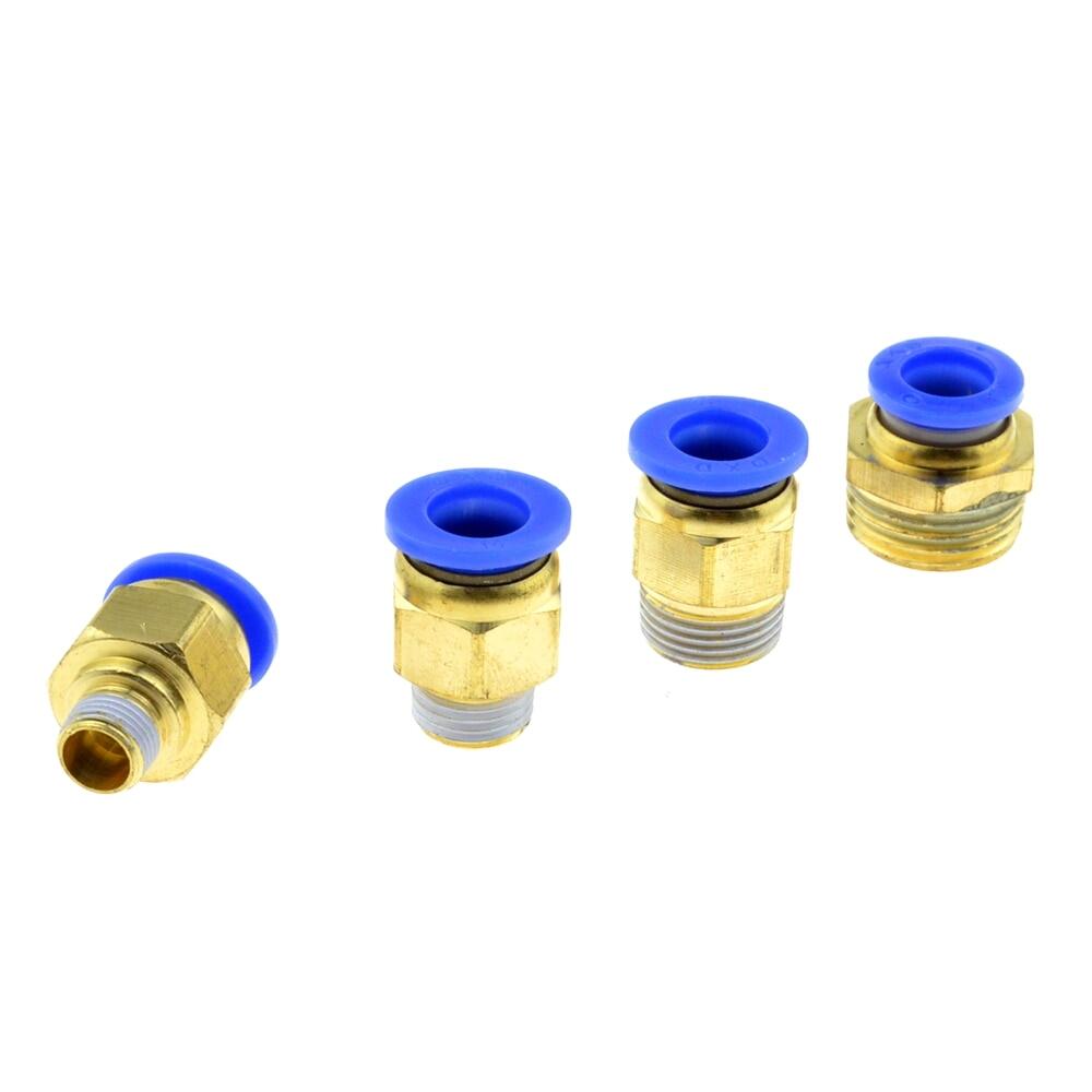 10Pcs Quick Coupling Fitting Brass 12mm to 12mm Straight Hose Barb