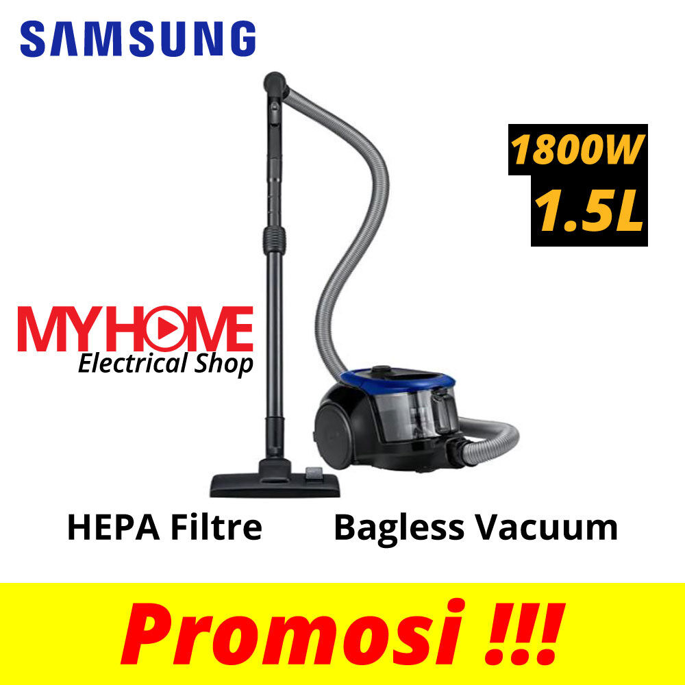 SAMSUNG 1800W BAGLESS CANISTER VACUUM CLEANER VC18M2120SB/ME Lazada