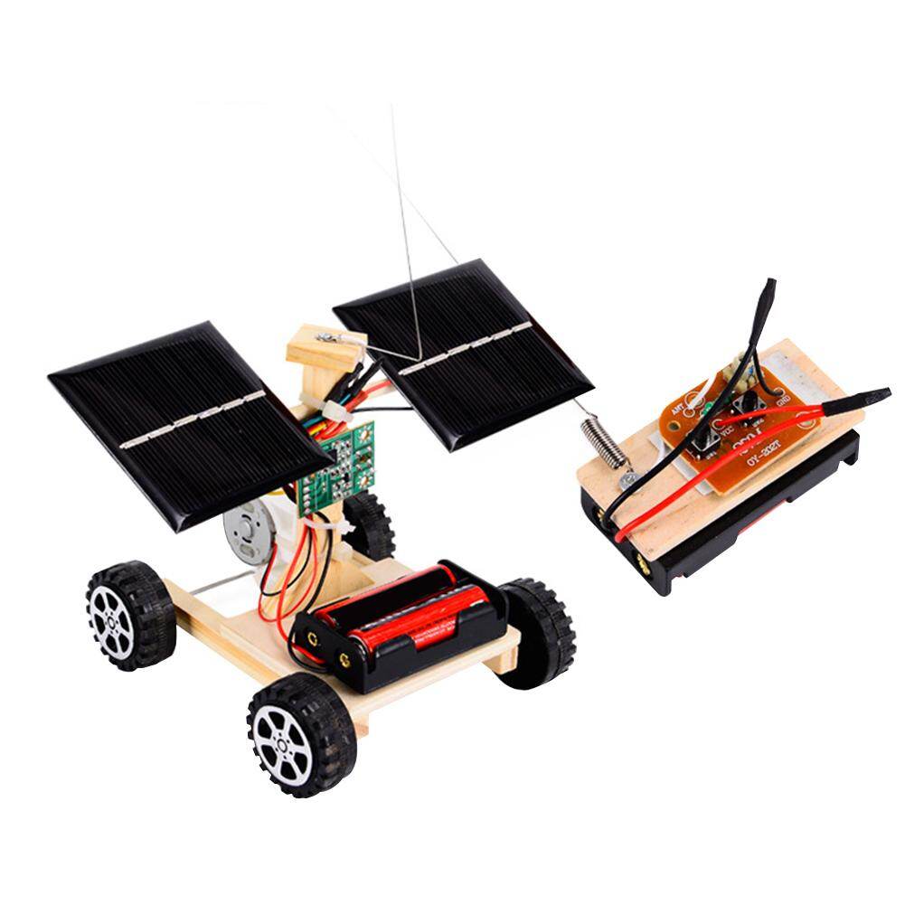 Microgood Tự Làm Năng Lượng Mặt Trời Đua Điều Khiển Từ Xa Xe Hơi Mô Hình Thí Nghiệm Khoa Học Đồ Chơi Lắp Ráp Trẻ Em Đồ Chơi