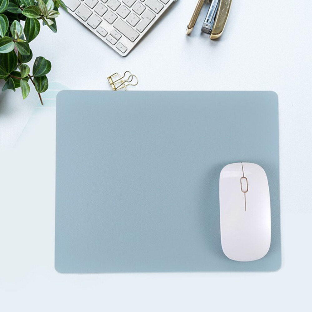 PU Waterproof Computer Mouse Pad Simple Office Gaming Desktop Mouse Pad Mat