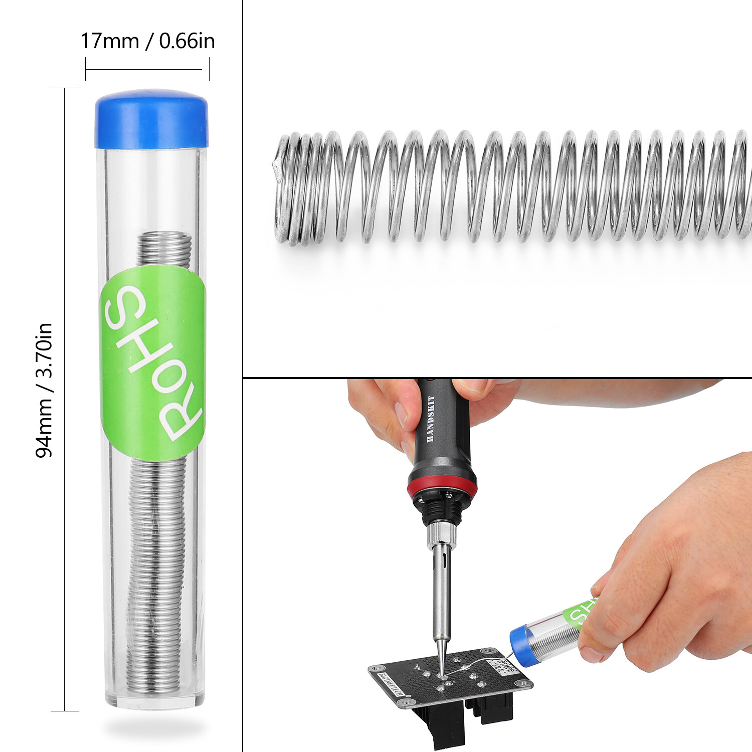 Smart Sensor HANDSKIT Bộ Mỏ Hàn Kỹ Thuật Số LED 90W Mỏ Hàn Điện Điều Chỉnh Nhiệt Độ Dụng Cụ Hàn 4 Lõi Dây Với Chế Độ Ngủ Tự Động