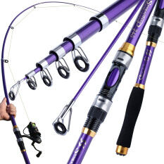 Sougayilang Telescopic Fishing Rod 1.8M-3.3M Xách Tay Fishing Rods Cứng FRP Sợi Carbon Fishing Pole Cho Nước Ngọt Saltwater Fishing