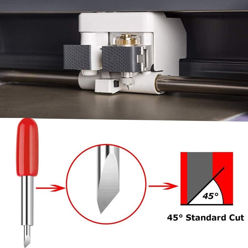 40 Blades, Compatible with Explore for Cricut Cutter, 45 Degree Cutting Replacement Blade
