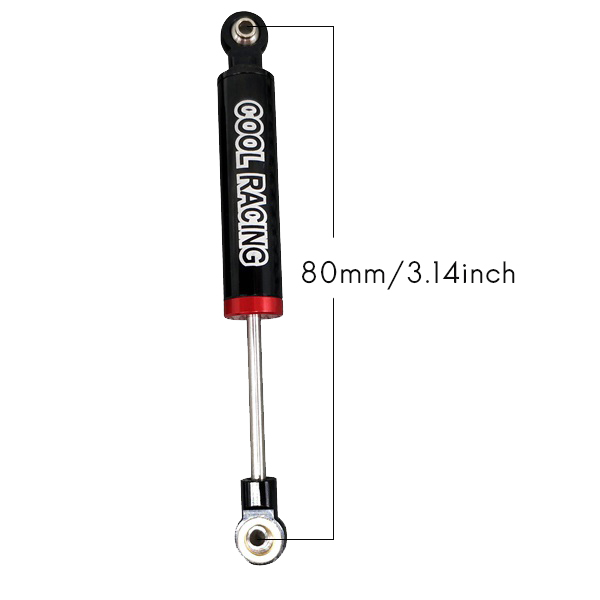 INJORA 2PCS Albero Motore CVD in Metallo per 1/10 RC Car