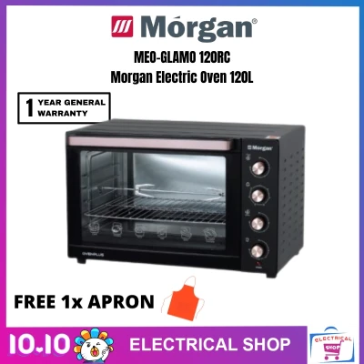 Morgan Electric Oven MEO-GLAMO120RC Electric Oven 120L MEO GLAMO 120RC (FREE APRON)