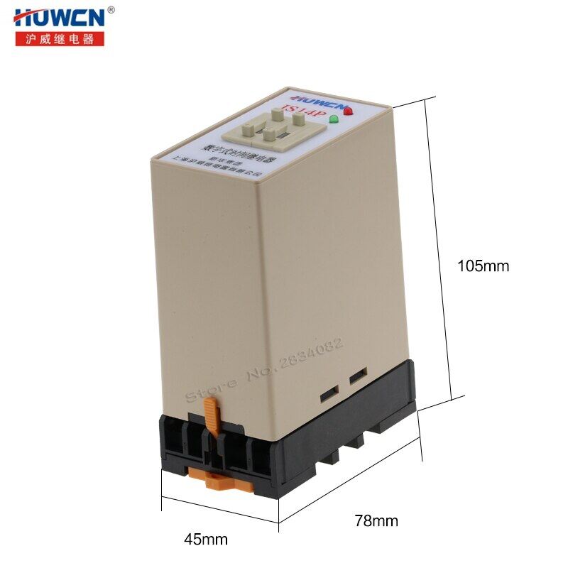 Time Relay 99s  Ac 110v 220v 380v Dc 24v Electronic Js14p Timer Relay