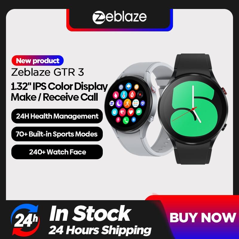Zeblaze Đồng Hồ GTR 3 Đồng Hồ Thông Minh 1.32 Màn Hình IPS Gọi Thoại 24H