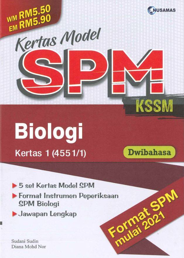 Buku Kerja / Buku Latihan / Kertas Model SPM KSSM 2022 -NUSAMAS ...