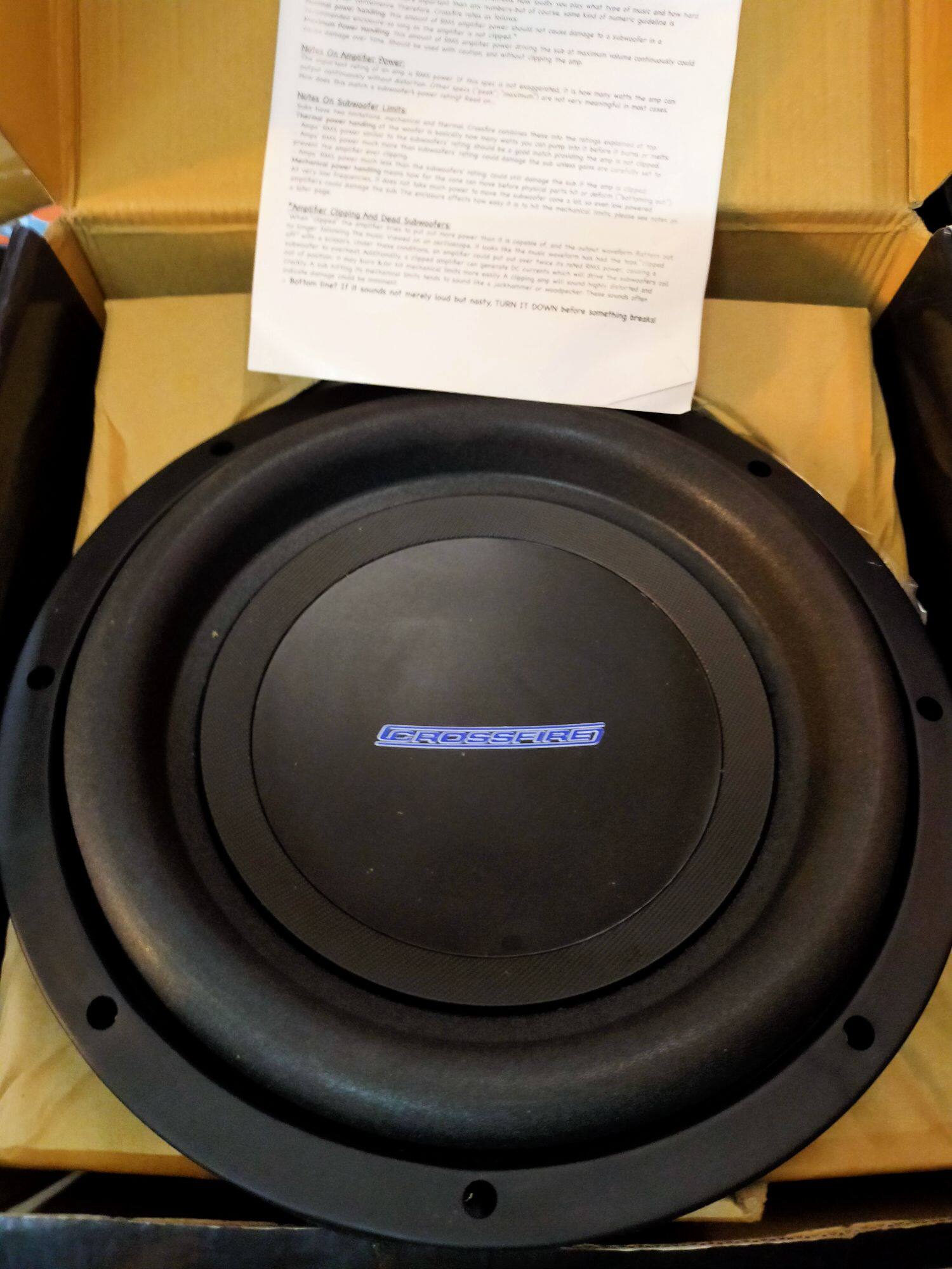 crossfire subwoofer price