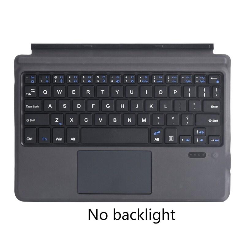 Ultra-thin Trackpad Wireless Bluetooth-compatible Keyboard For Microsoft- Surface Go/Go 2 With Backlight