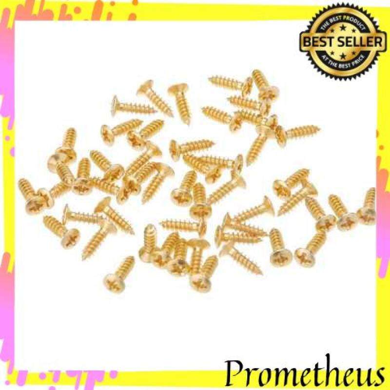 HOT ITEM 50 Screws Gold Plating 3mm for Fender Strat Tele Electric Guitar Pickguard Scratchplate (Golden) Malaysia