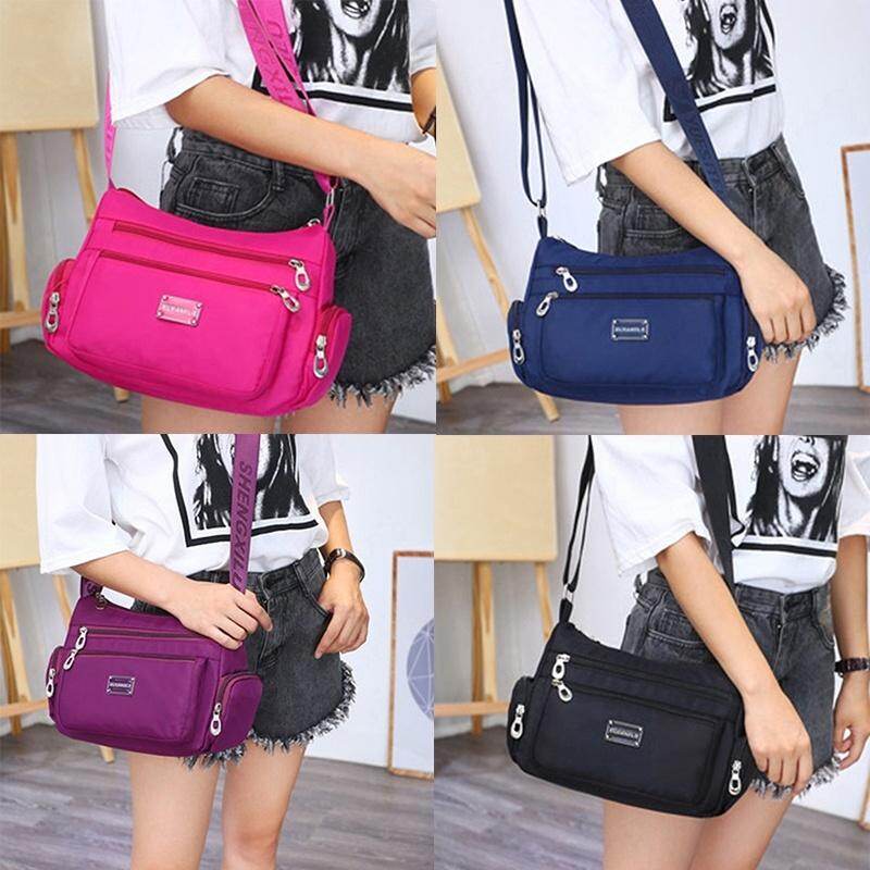Summer Women Bag Female Handbags Washed Nylon Bag Fashion Package Shoulder Bag Waterproof Bag Tote Bag Canvas Bag
