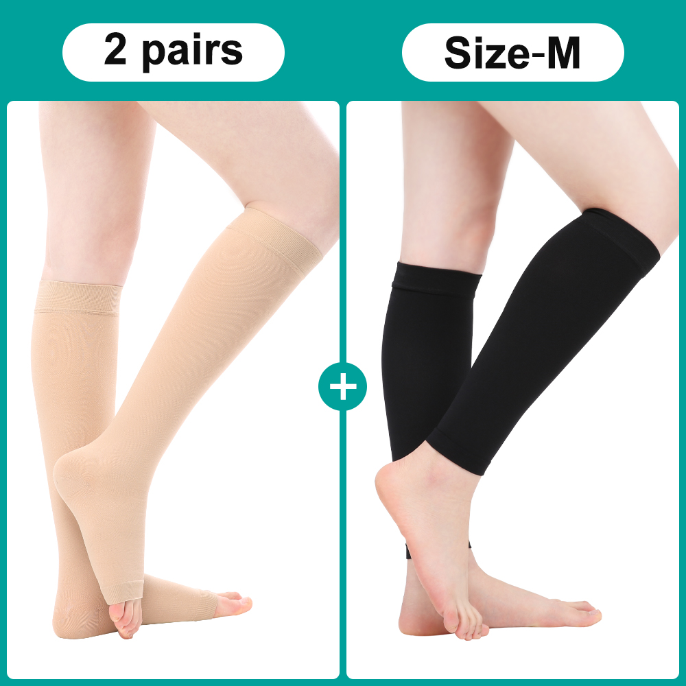 2 Pair)Cofoe Elasticity Pressure Sock 