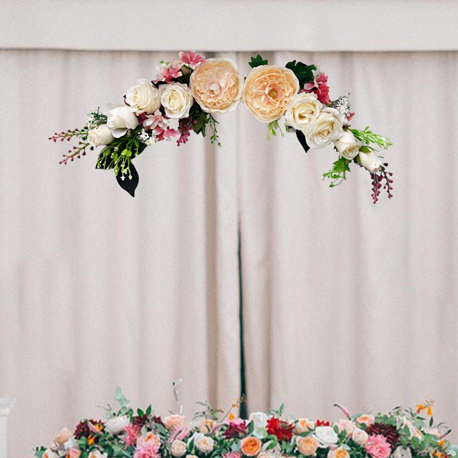 Loviver Wedding Arch Flowers Garland Door Threshold Flower for Backdrop ...