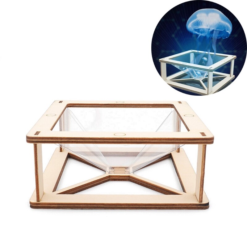 3D Hologram Projector Pyramid Mobile Smartphone Hologram 3D Holographic Display Stands Projector Any Smartphone
