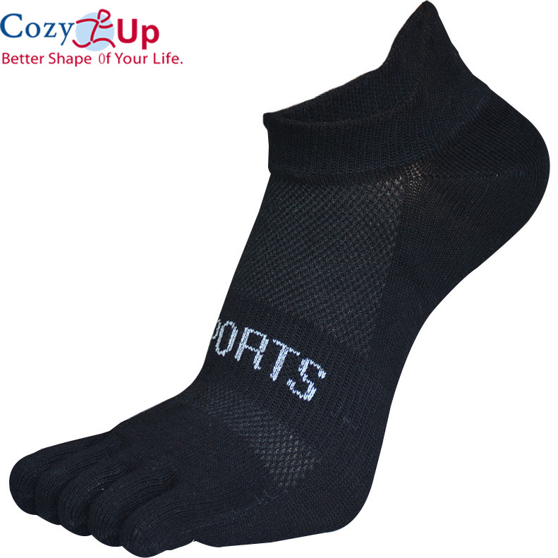 Cozy Up Năm Ngón Vớ Ngón Chân Lưới Thoáng Khí Thoải Mái Chống Trượt Đàn Ông Bền