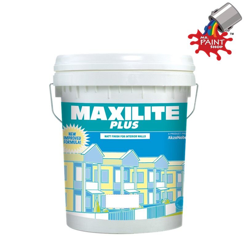 18L Dulux Maxilite Plus Matt Finishing Interior Emulsion Paint 15245 WHITE by MR PAINT SHOP Lazada