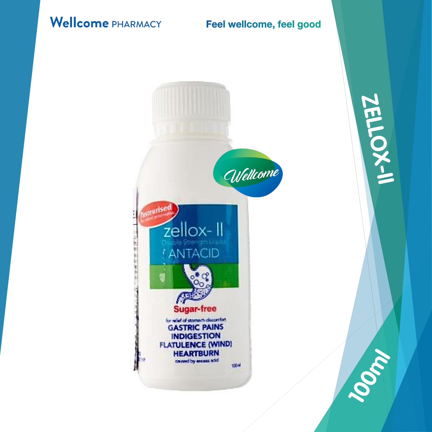 ZelloxII Antacid Liquid 100ml Lazada