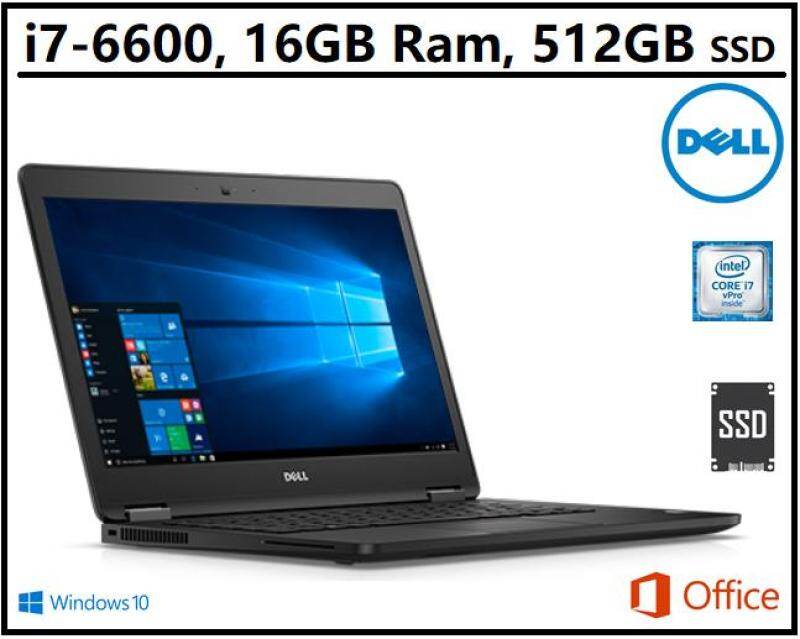 Dell Latitude E7470 Core I7 6600u 2 6ghz 16gb 2133mhz Ddr4 2x8gb 512gb Ssd Windows 10
