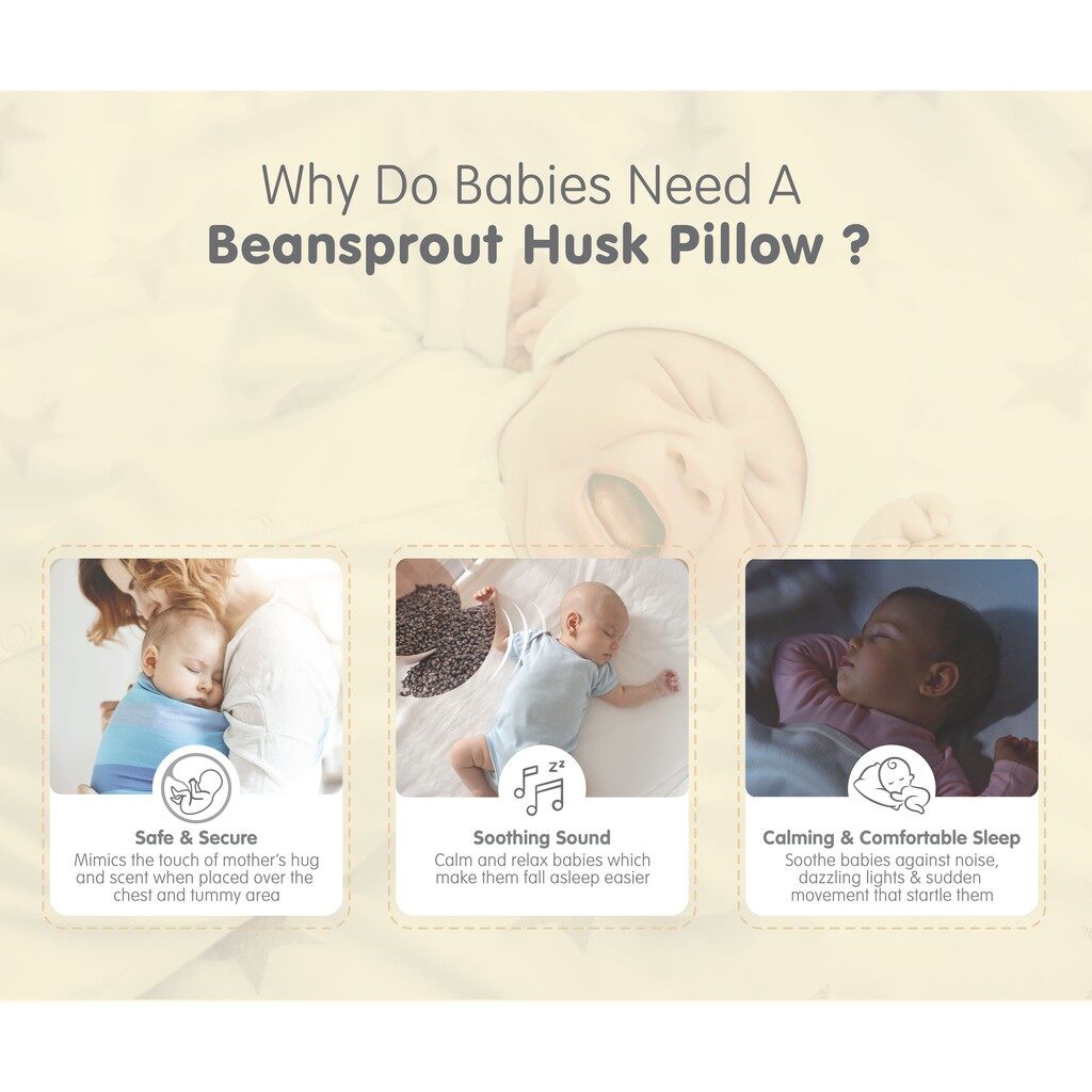 Beansprout husk pillow for baby best sale