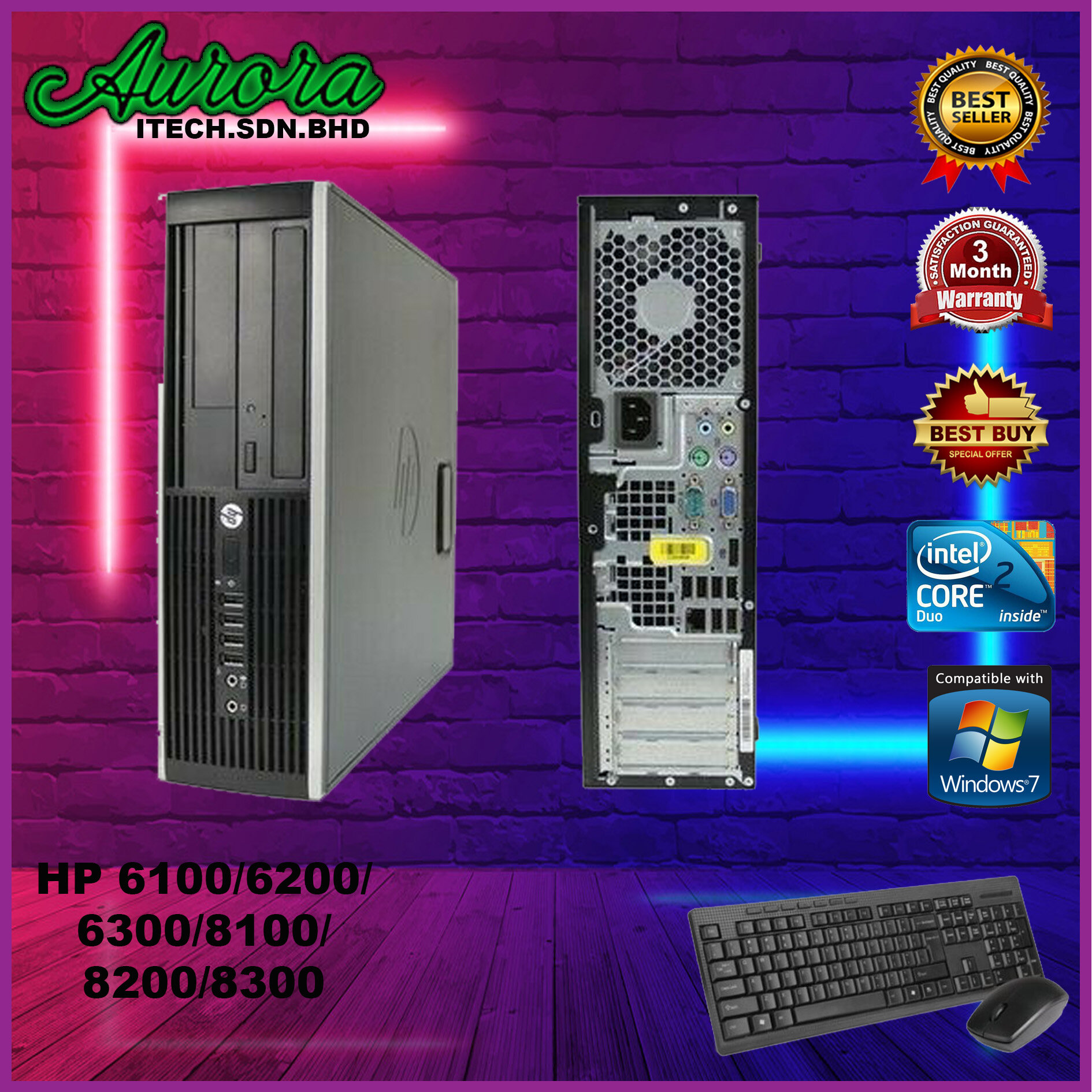 Refurbished Hp 6000 Pro Usff Intel Core 2 Duo 4 Gb Ddr3 Ram Toshiba 1 Gb Sata Ssd Lazada