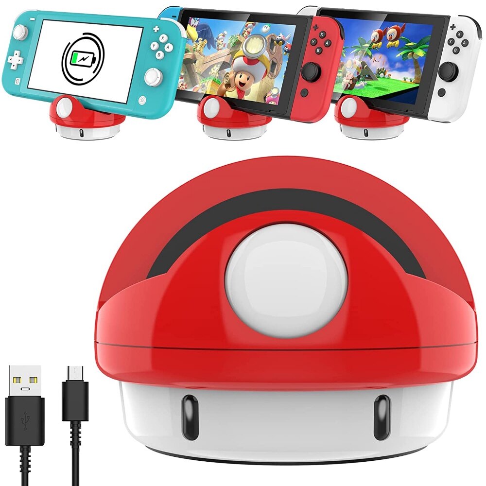 Switch Trạm Nối Cho Bộ Chuyển Đổi Nintendo & Switch Oled/Lite, Đế Sạc Công Tắc Cổng Loại Di Động C, Thay Thế Tương Thích Với Bộ Chuyển Đổi Nintendo Trạm Dock Chính Thức