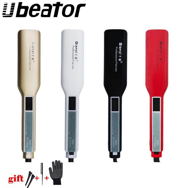 Intelligent Touch Screen Titanium tool Ceramic coating LCD hair straightener Electric Hair Straightener professional flat iron