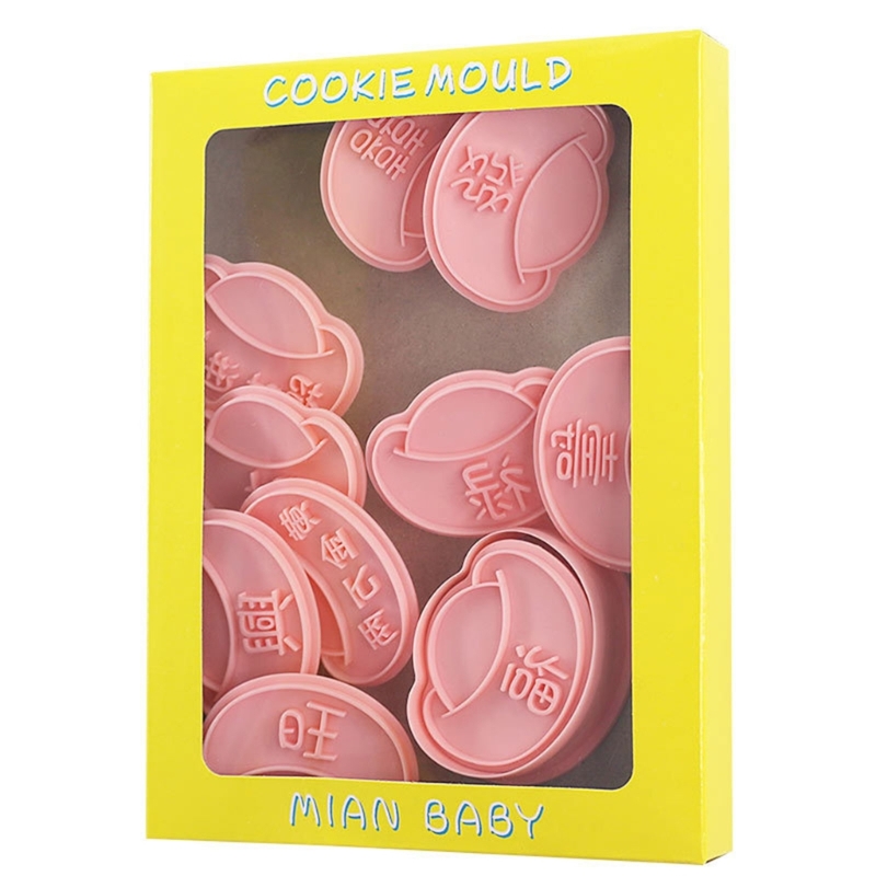 10Pcs Fondant Cake Candy Soap Molds DIY Baking Decorating Tools for Dessert Cake
