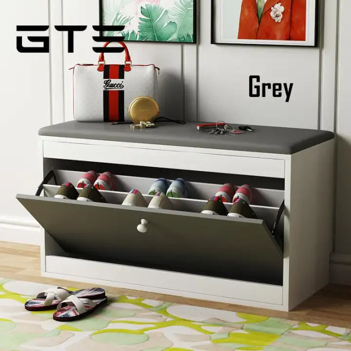Gte Wooden Shoes Storage Bench Cabinet Shoe Rack With Sofa Storage Bench Shoes Cabinet Shoe Rack