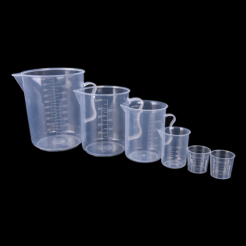 NEW ARRIVAL 20/30/50/300/500/1000ML Plastic Measuring Cup Jug Pour Spout Surface Kitchen,