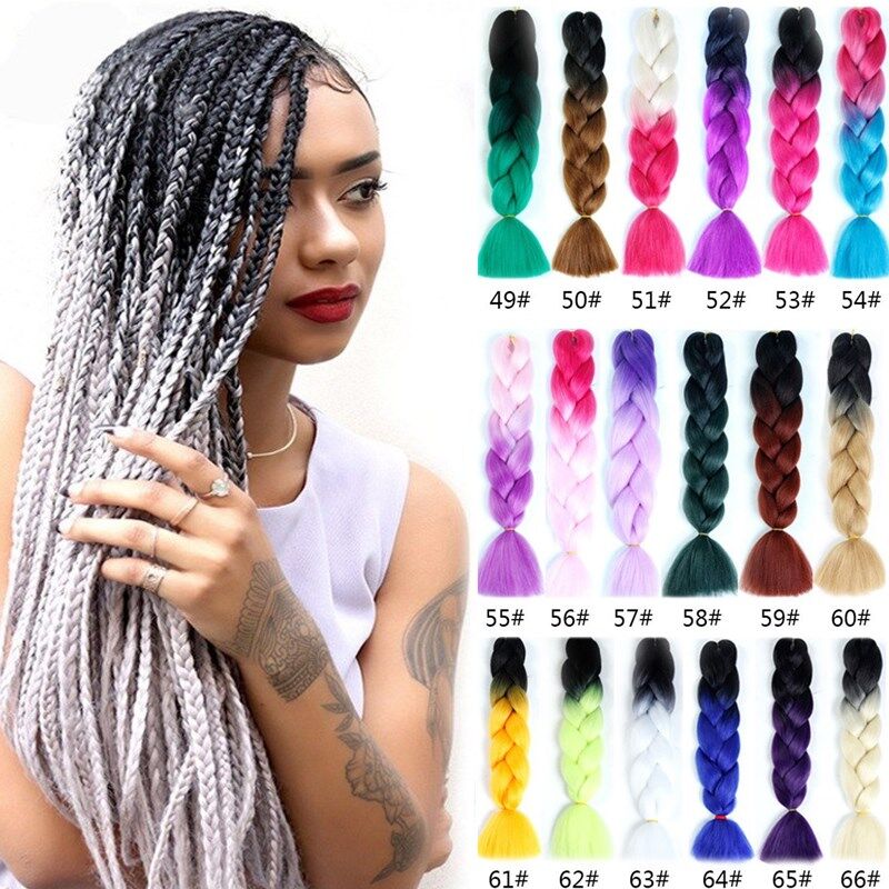 synthetic hair extensions for braiding