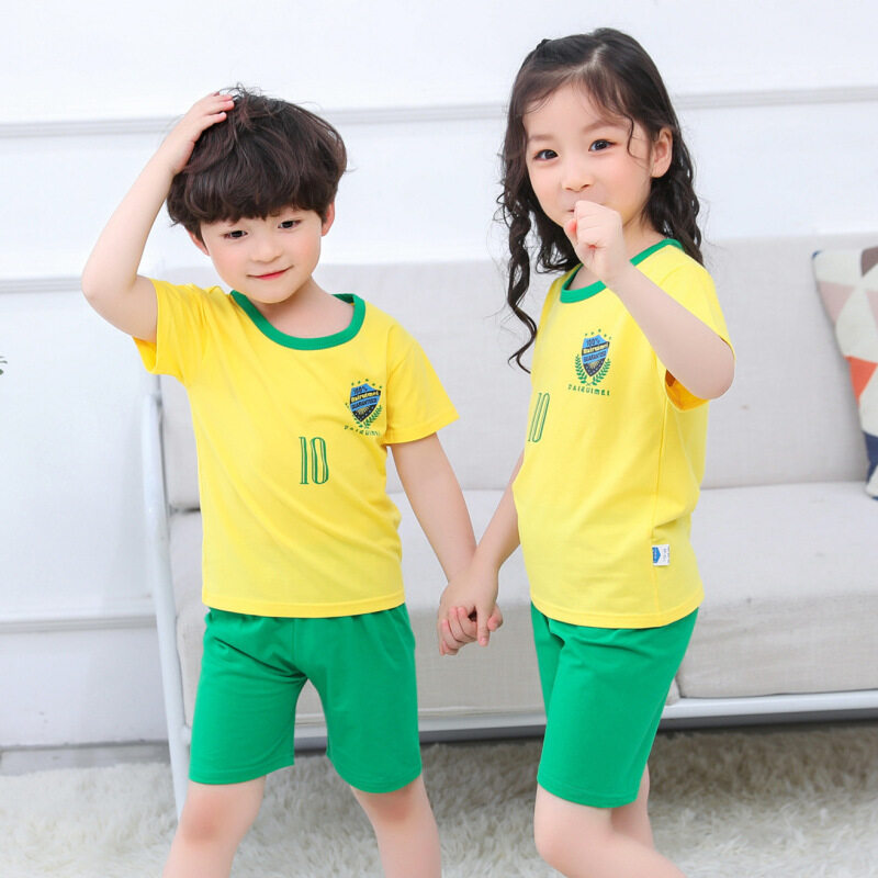 Nơi bán Trẻ Em Của Tay Ngắn Vải Cotton Nhà Phù Hợp Với