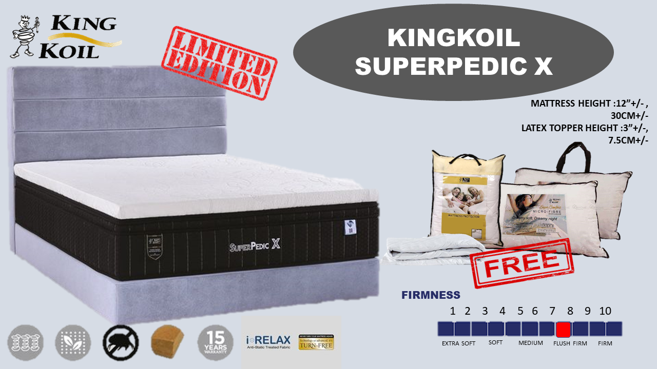 king koil super pedic x