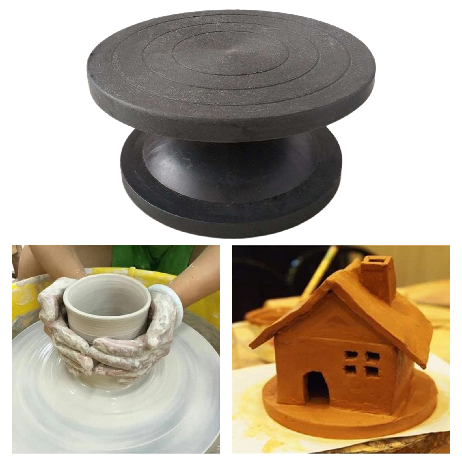 Blesiya Ceramic Pottery Wheel Manual Sculpting Turntable Ceramic Tool Spinner