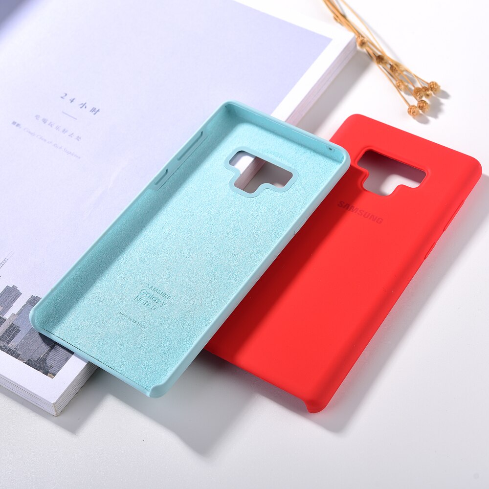 Original Samsung Note 9 Liquid Silicone Case Soft-Touch Silky Finish Protective Cover For Samsung Galaxy note9 Note 9 With Box