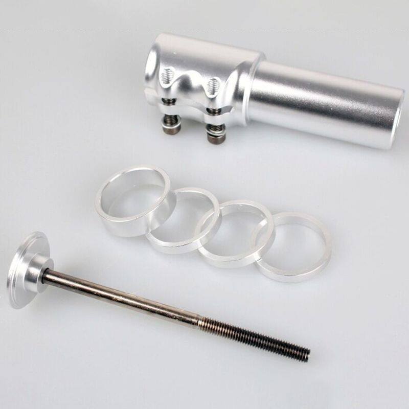 Alloy Handlebar Fork Stem Riser Bicycle Bike Rise Up Extender Head Adapter