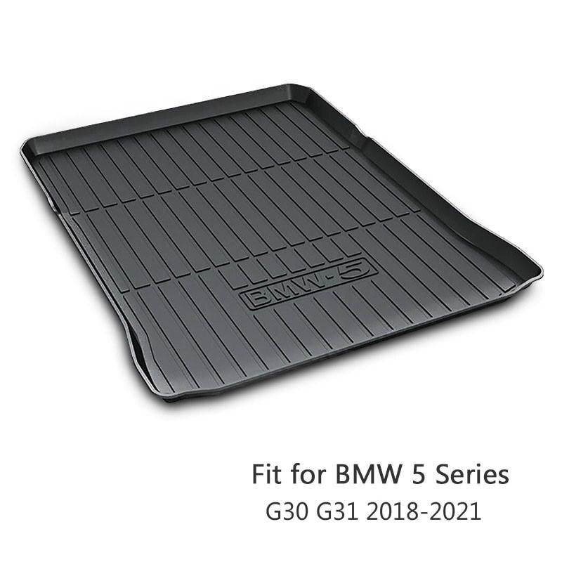 Zr 1 set bmw 5 series g30 g31 2018-2021 car cargo rear trunk mat styling anti-slip carpet waterproof mat aksesori kereta