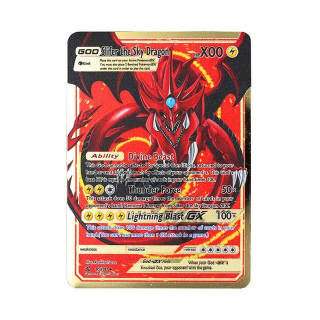 10000 Point Arceus Vmax Vstar Pokemon Cards Metal English YU GI OH ...