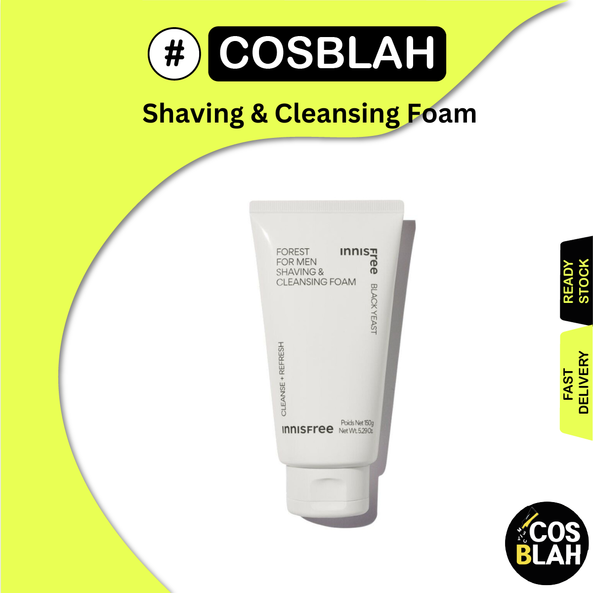 Forest For Men Shaving & Cleansing Foam 150ml